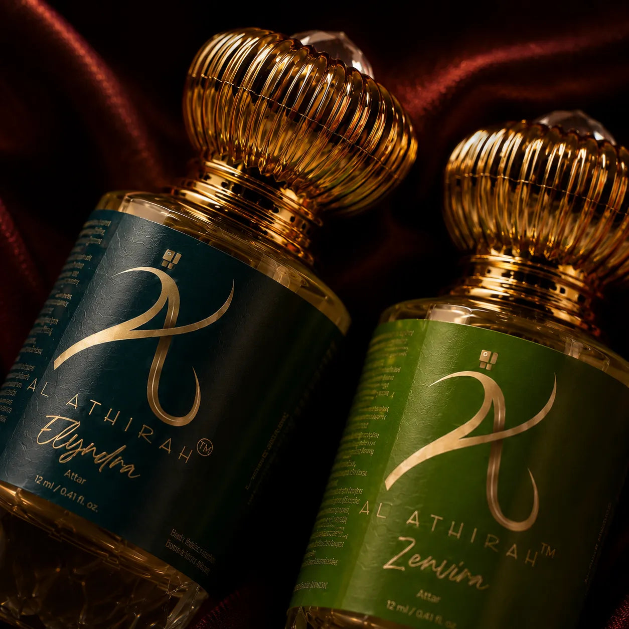 Date-Night Modern Attar Combo by My Store featuring elegant bottles of aromatic fragrances for evening wear.