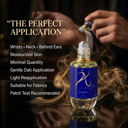 Luviera Modern Attar for Men by My Store, 12ml non-alcoholic fragrance with a sleek, elegant bottle and modern design.