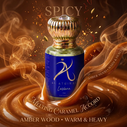 Luviera Modern Attar for Men in 12ml bottle, non-alcoholic fragrance with sleek, elegant packaging, suitable for sophisticated styles.