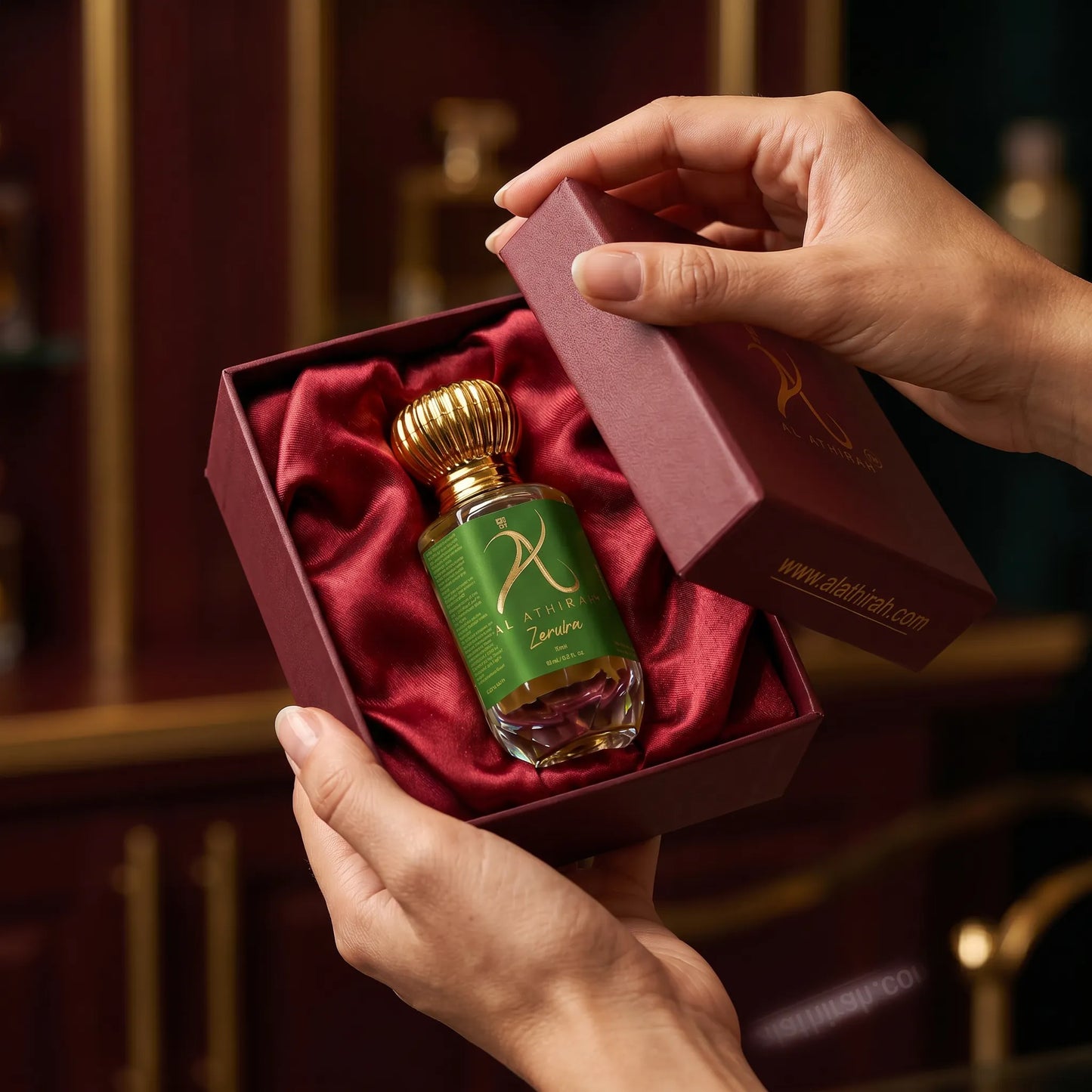 Luxury Zenviera Modern Attar for Men in 12ml bottle, featuring a sleek design and elegant fragrance presentation.