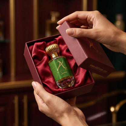 Luxury Zenviera Modern Attar for Men in 12ml bottle, featuring a sleek design and elegant fragrance presentation.