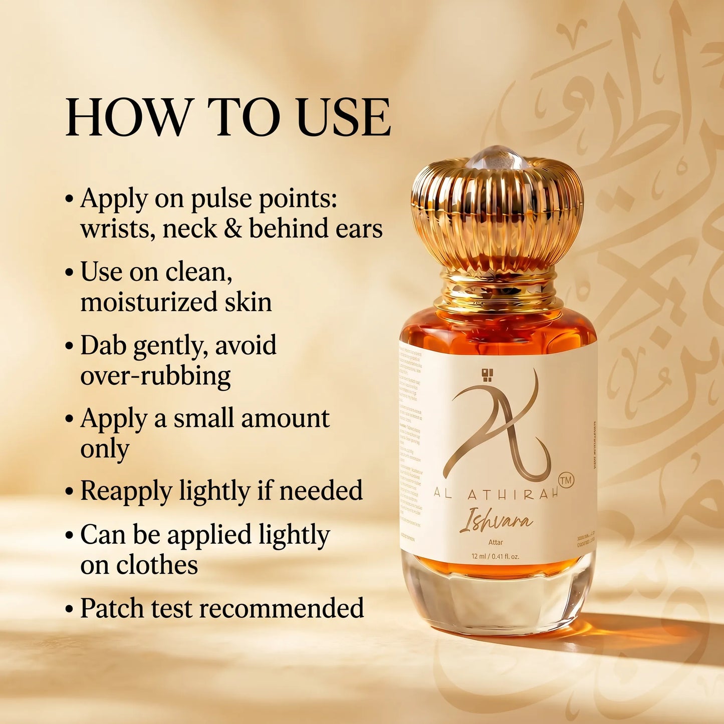 Magnific Ultra-Realistic Premium Ishvara Modern Attar for Men & Women in 12ml bottle, non-alcoholic, with elegant packaging.