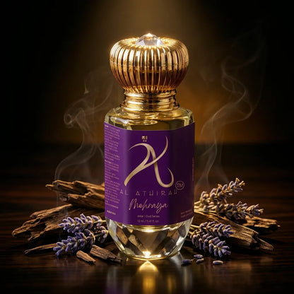 Modern Oud Attar by My Store, 12ml non-alcoholic perfume bottle with sleek design, suitable for men and women.